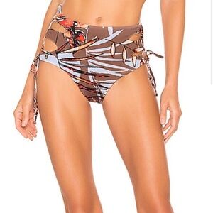 Maaji Brown and Orange Bikini reversible size small